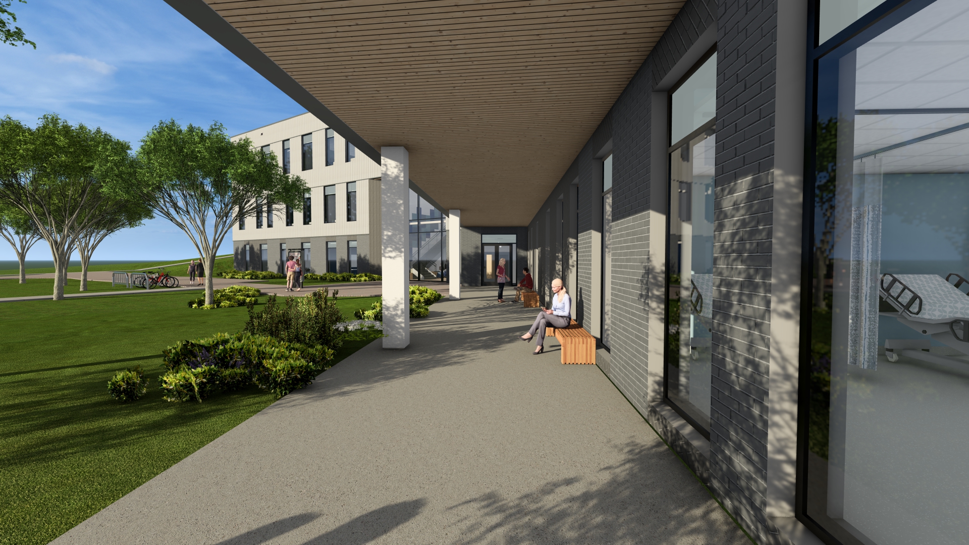 Concept of building interior