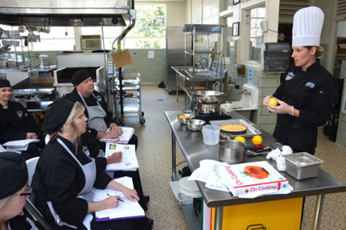 instructor giving demonstration to class instructor giving demonstration to class